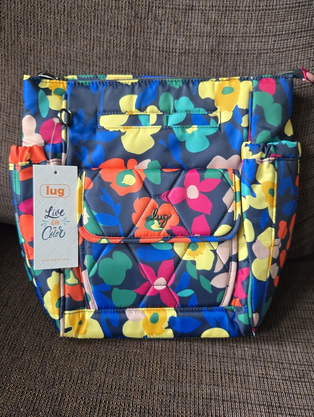 NWT Lug Toss in Wildflower Indigo